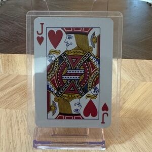 Jimmy Choo Jack of Hearts Playing Card